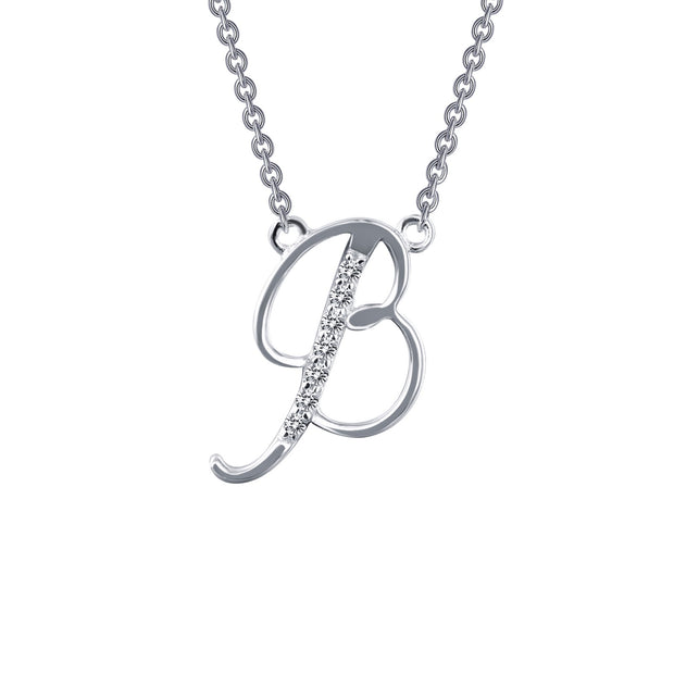 Letter B Pendant Necklace