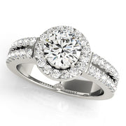 Halo Diamond Engagement Ring