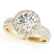 Halo Diamond Engagement Ring