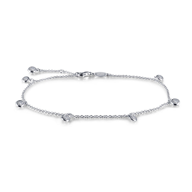 Bezel-Set Station Anklet