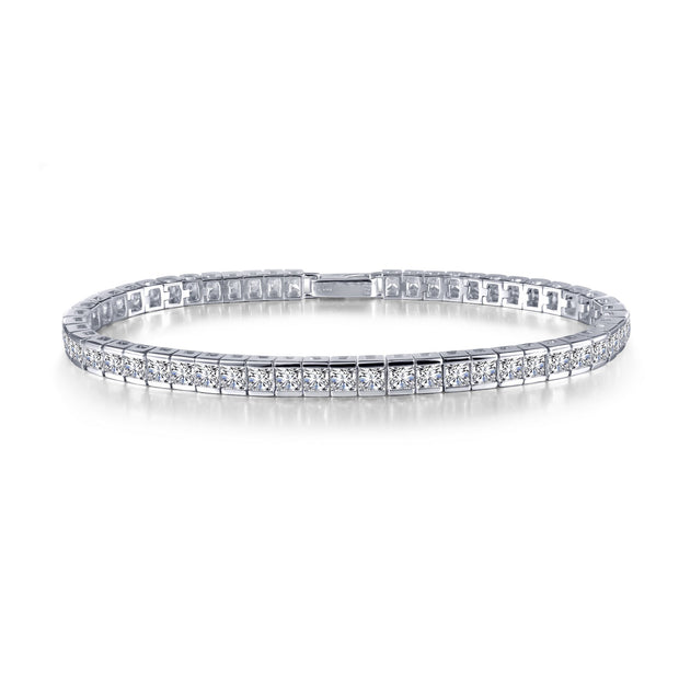 Princess-Cut Tennis Bracelet