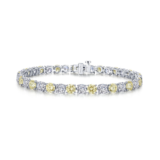 16.0 CTW Statement Alternating Tennis Bracelet