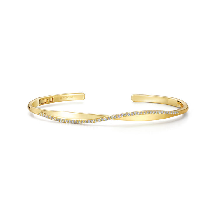 Open Hinged Bangle Bracelet