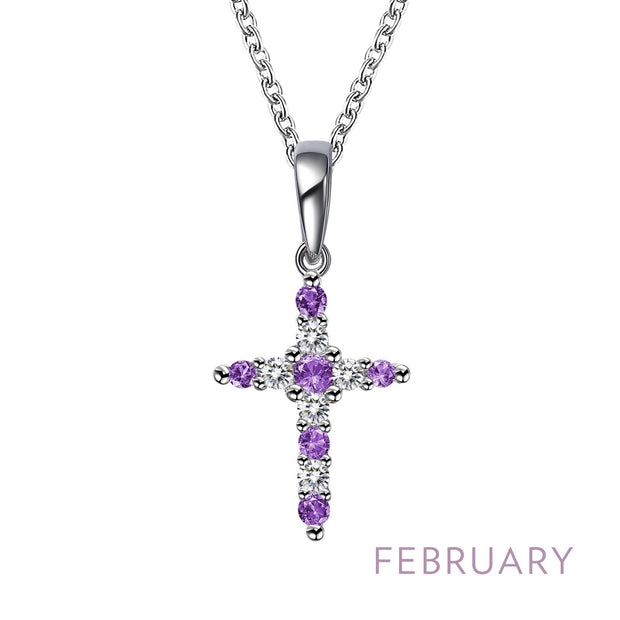 February Birthstone Necklace