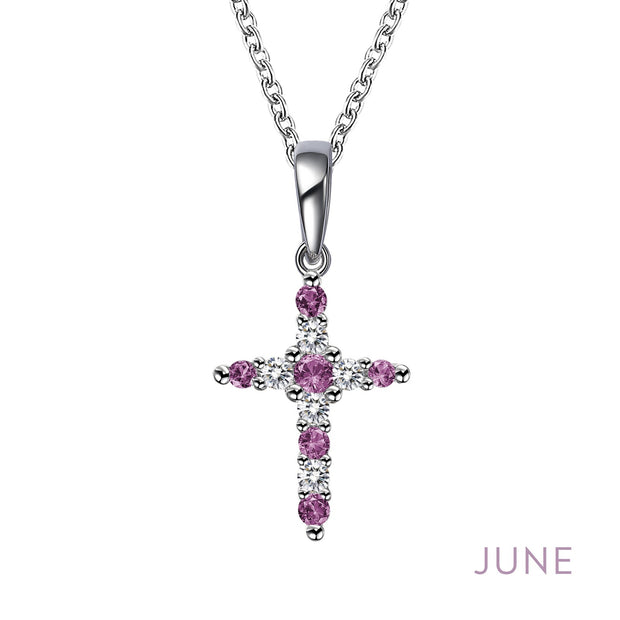 June Birthstone Necklace