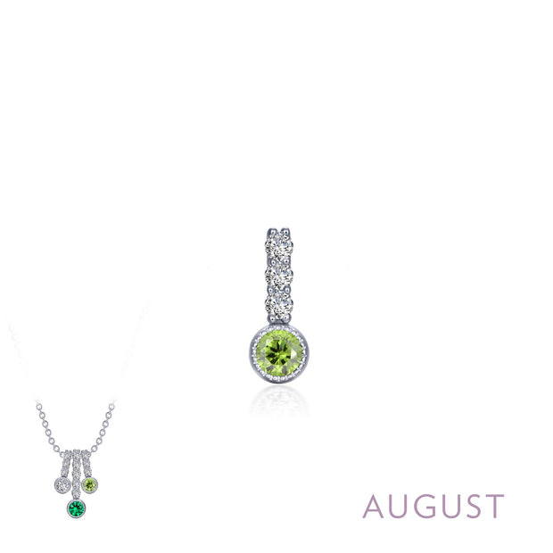 August Birthstone Love Pendant