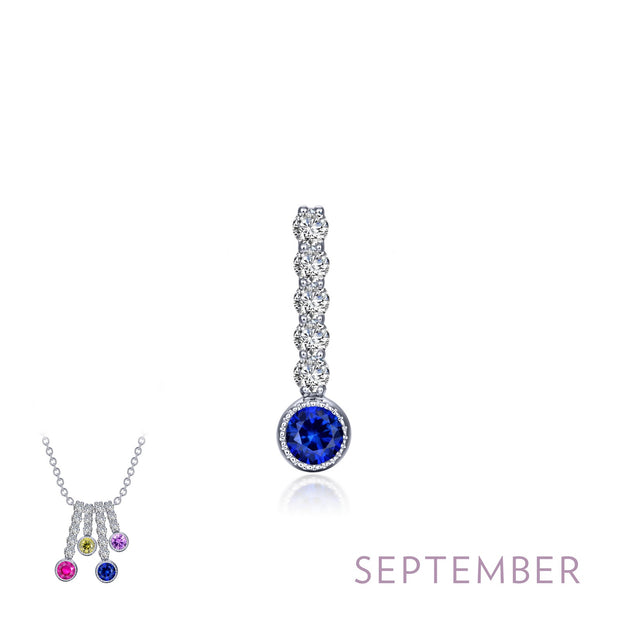 September Birthstone Love Pendant