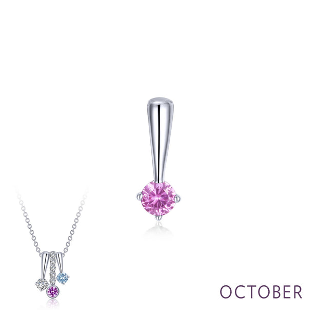 October Birthstone Love Pendant