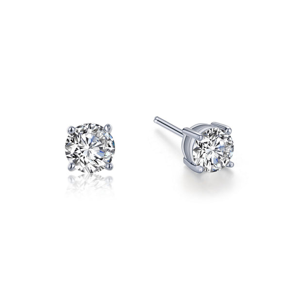 1 CTW 4 Prong Stud Earrings