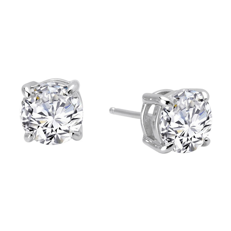 5.5 CTW Solitaire Stud Earrings