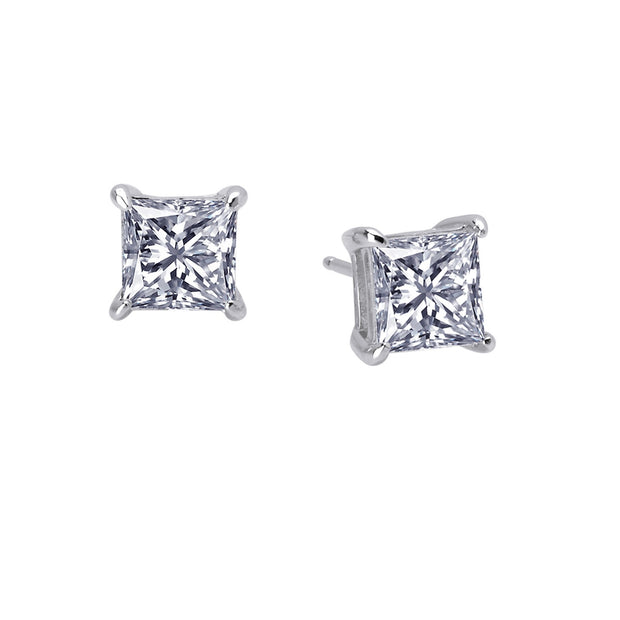 2.5 CTW Solitaire Stud Earrings