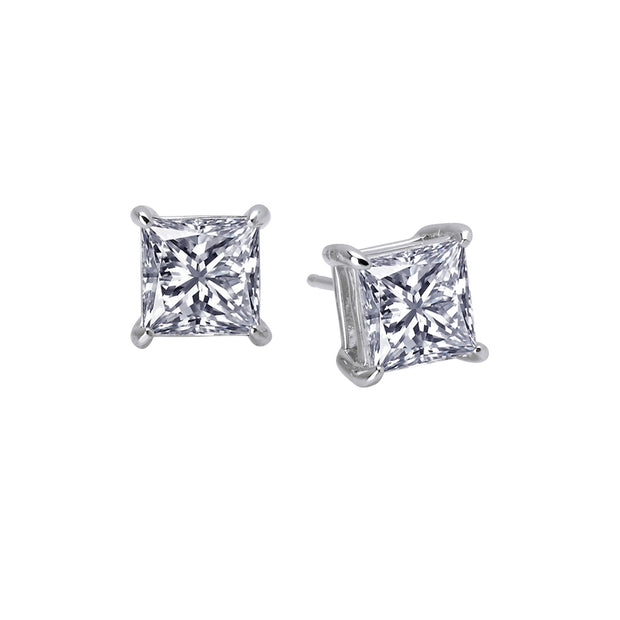 4 CTW Solitaire Stud Earrings