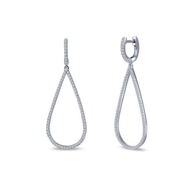 Pave Dangle Earrings