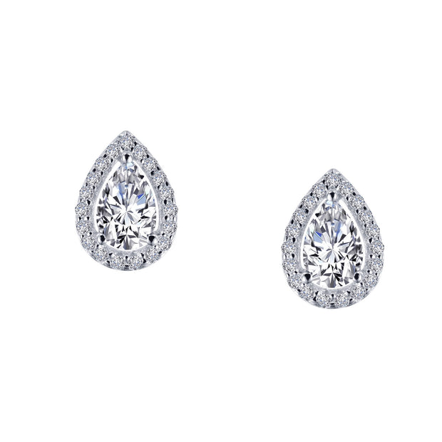 1.16 CTW Halo Stud Earrings