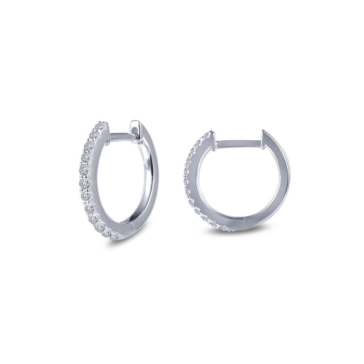 15mm Round Huggie Hoop Earrings