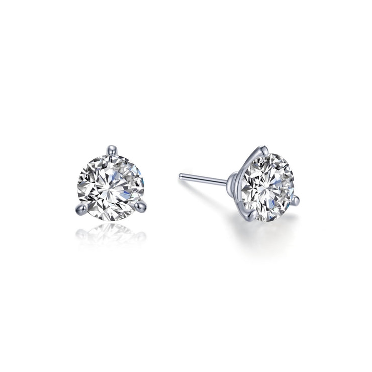 1.5 CTW Solitaire Stud Earrings