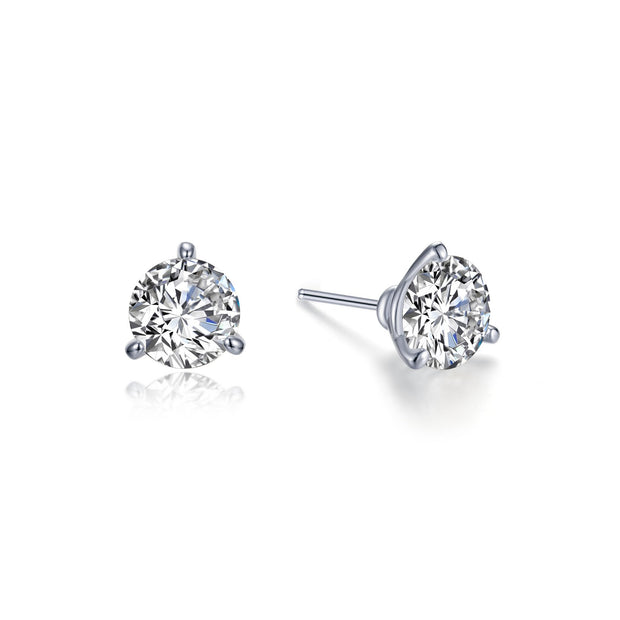 1.5 CTW 3 Prong Stud Earrings