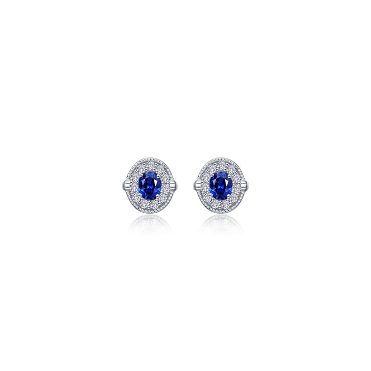 0.52 CTW Halo Stud Earrings