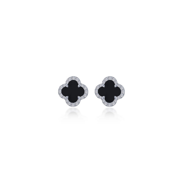 0.4 CTW Halo Stud Earrings