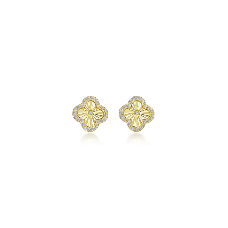 0.5 CTW Halo Stud Earrings