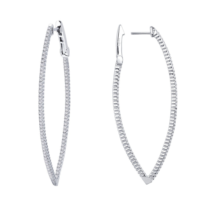 15mm x 55mm Hoop Earrings