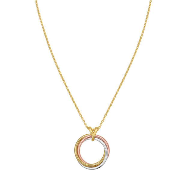 14K Trinity Circle Necklace