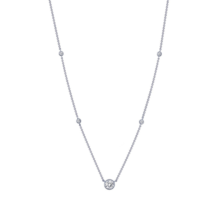 0.78 CTW Station Necklace