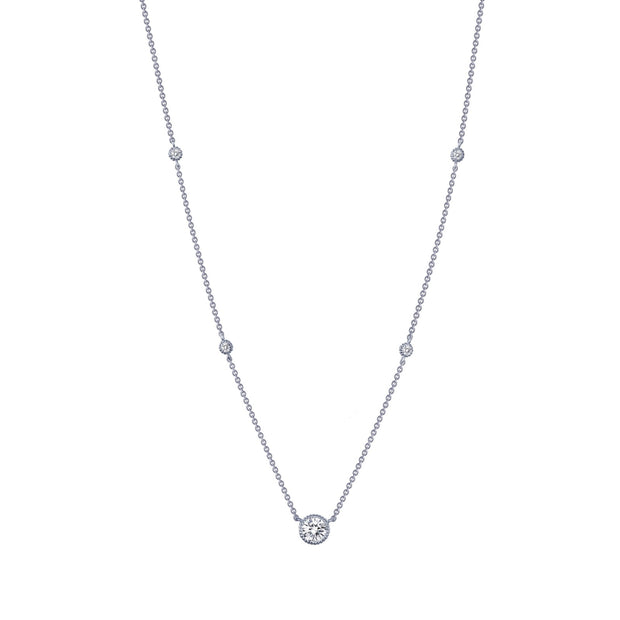 0.78 CTW Station Necklace