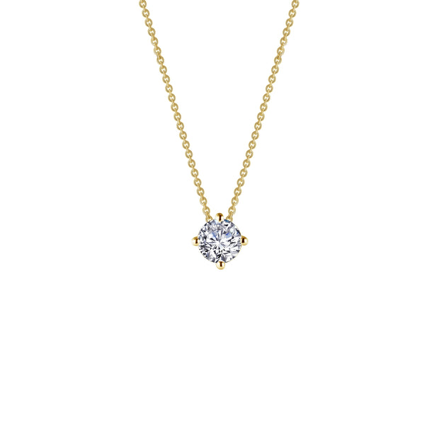 0.65 CTW Solitaire Necklace