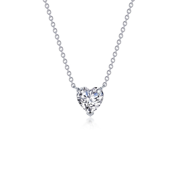 Heart Solitaire Necklace