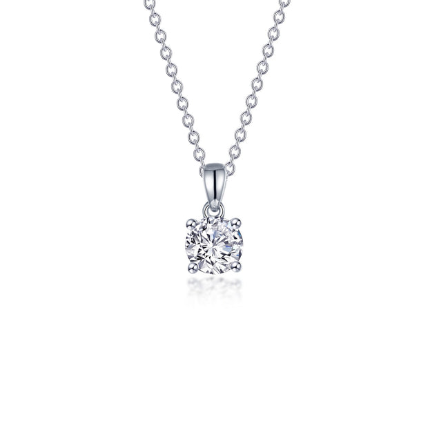 1 CTW 4-Prong Solitaire Necklace