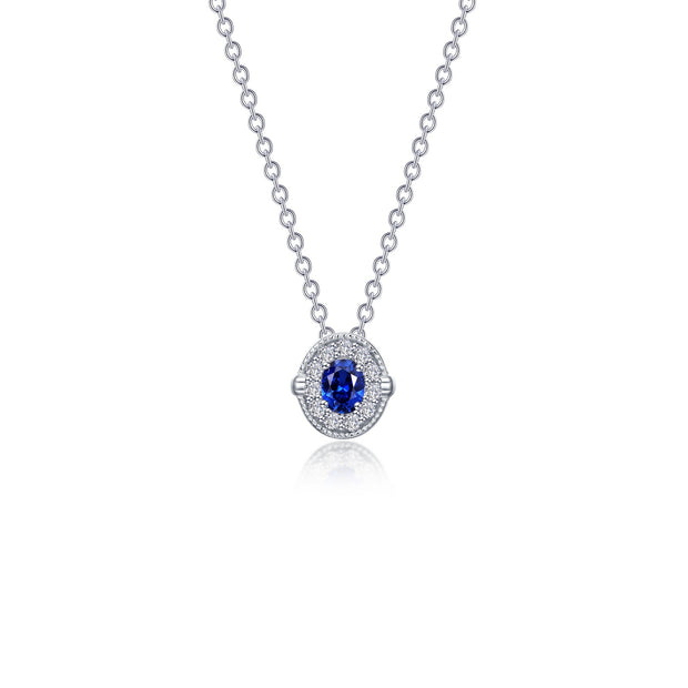 0.51 CTW Halo Necklace