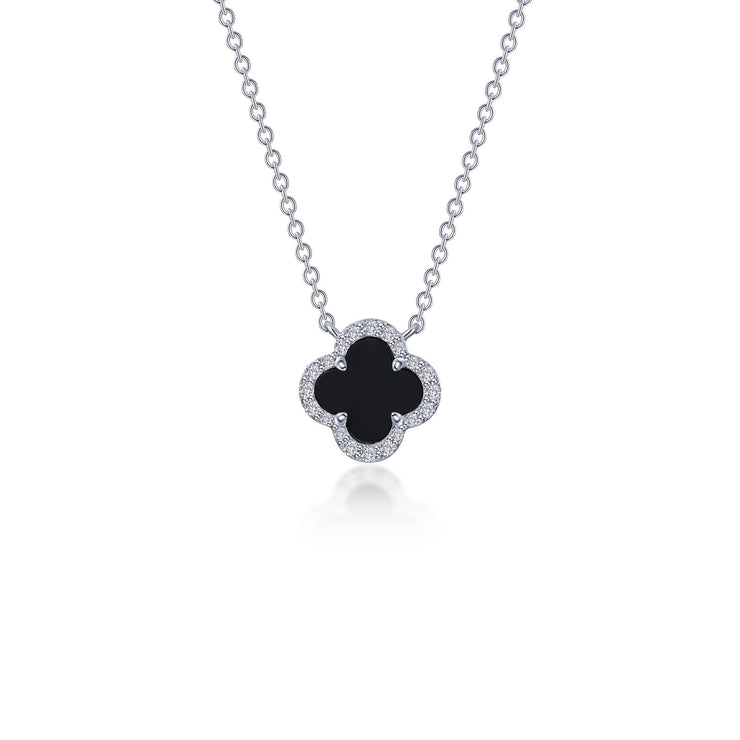 0.49 CTW Halo Necklace