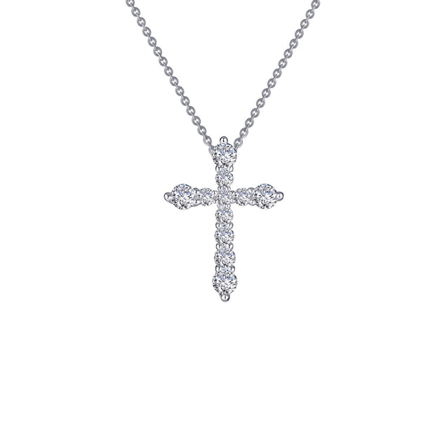 0.67 CTW Cross Pendant Necklace