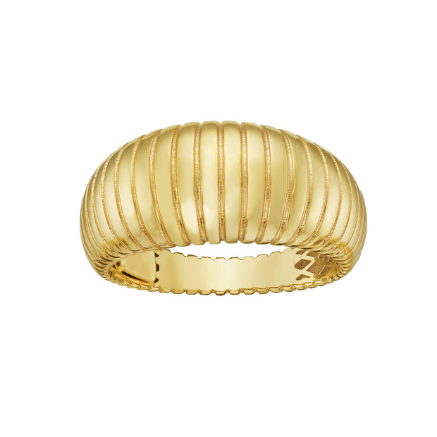 14K Graduated Tubogas Ring