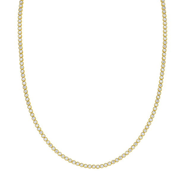 14K DiamonOro Tennis Necklace