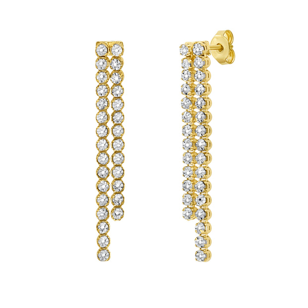 14K DiamonOro Cascade Earrings