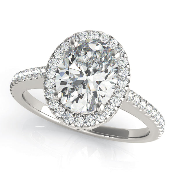 Halo Diamond Engagement Ring