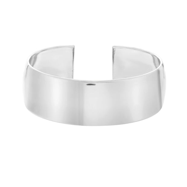 Silver Thick Classic Cuff