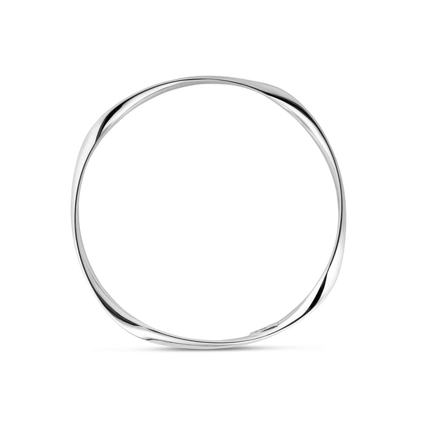 Silver Slip on Bangle