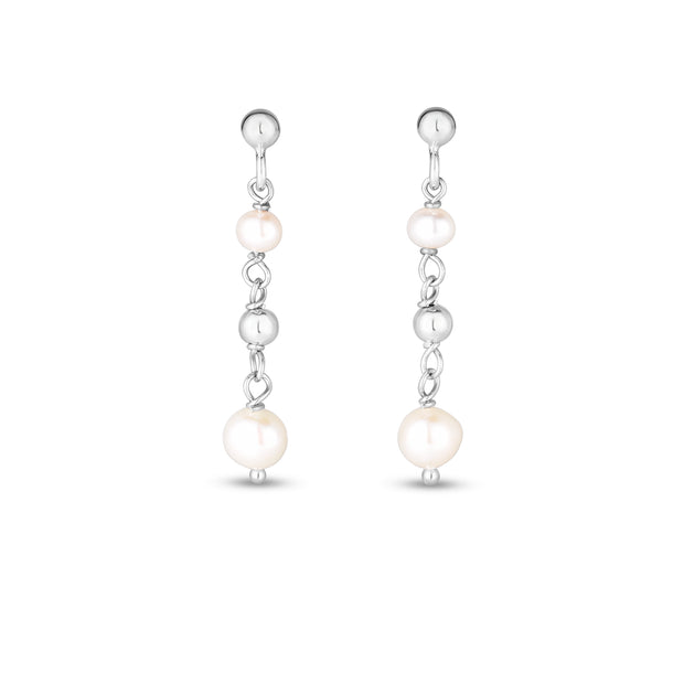 Sterling Silver Pearl Drop Earrings