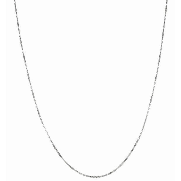 Silver 1.1mm Classic Box Chain