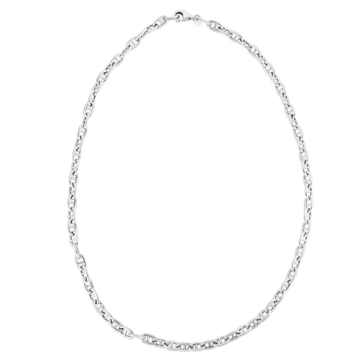 Silver 5.9mm Puffed Mariner Chain