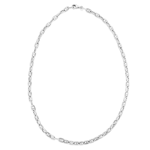 Silver 5.9mm Puffed Mariner Chain