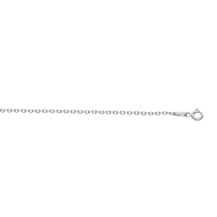 Silver .6mm Diamond Cut Cable Chain