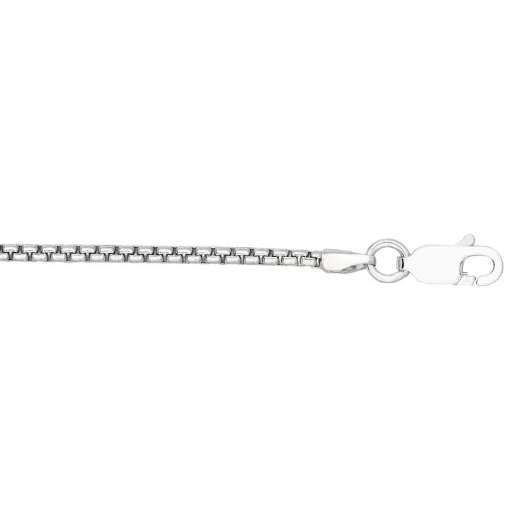 Silver 1.8mm Round Box Chain