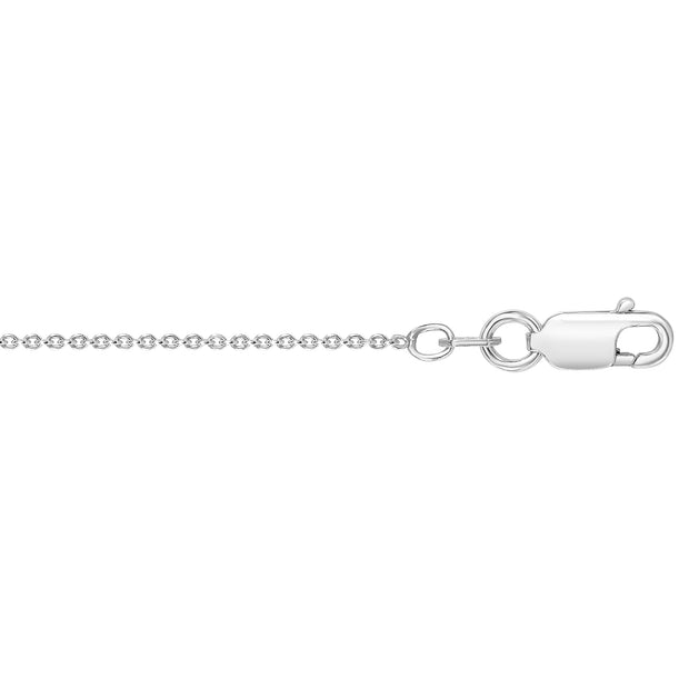 Silver 1.1mm Round Cable Chain