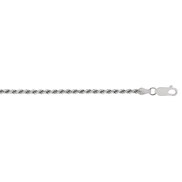 Silver 1.25mm Rope Chain