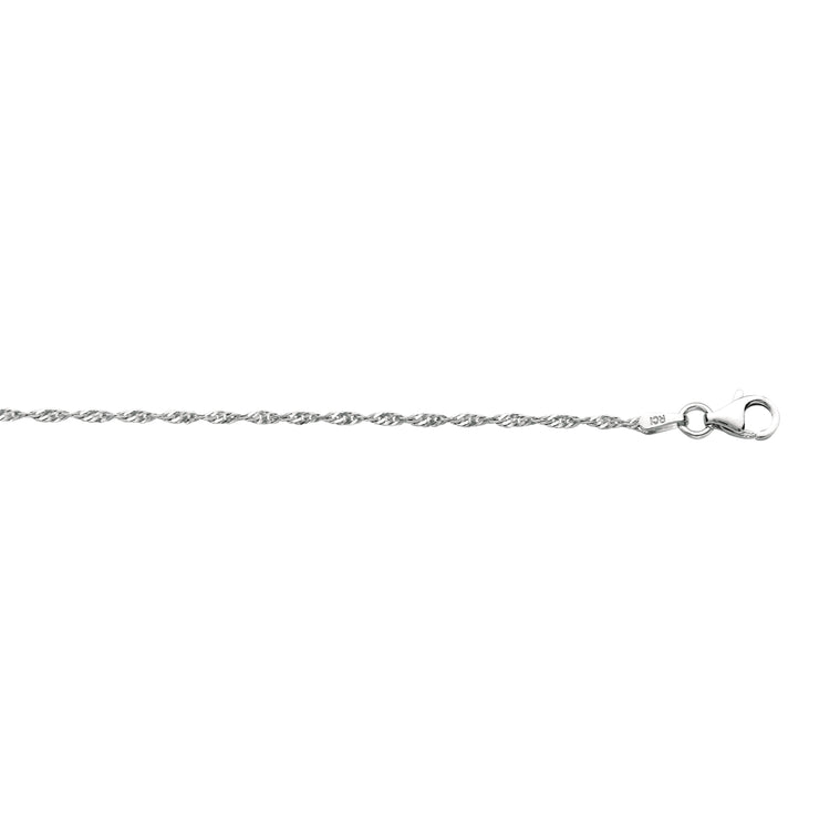 Silver 1.5mm Singapore Chain