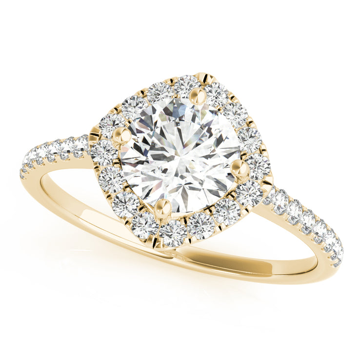 Halo Diamond Engagement Ring